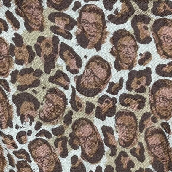 BETABRAND Ruth Bader Ginsburg Girlfriend Shirt Long Sleeve Button Down Top Large - Picture 6 of 8
